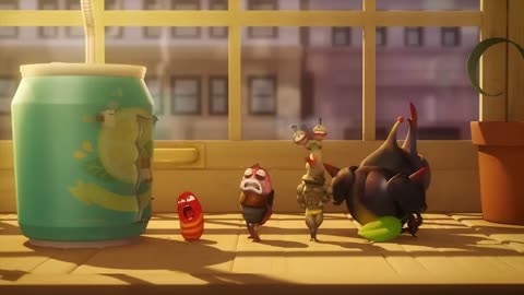 Larva Season 1 _ Red Has A New Friend _ Larva Kids Cartoon #travel #trip #explore