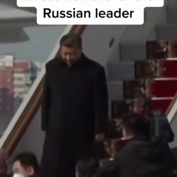 Chinese President Xi Jinping Landed In Moscow.