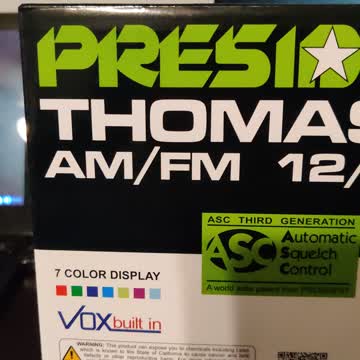 President Thomas AM/FM CB RADIO