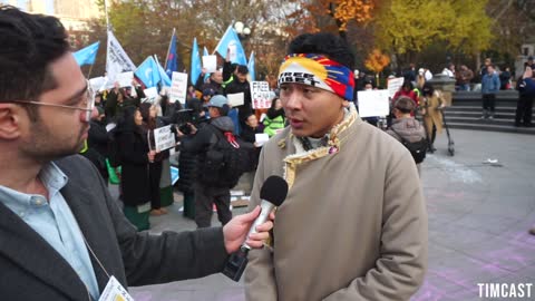 Anti CCP Protest - Washington Sq Park NYC