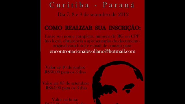 Teaser do III Encontro Nacional Evoliano