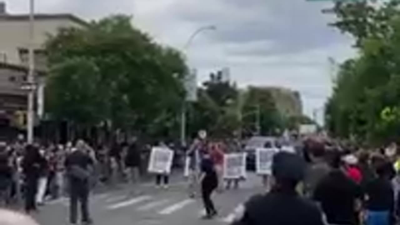 Sen. Schumer met with cheers and boos during Queens Pride Parade