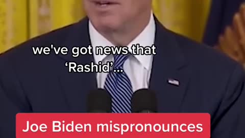 Joe Biden mispronounces ‘Rishi Sunak’ during speech 🇬🇧🇺🇸