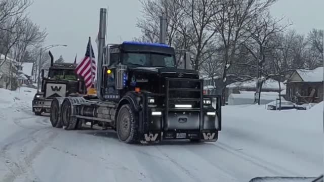 DID THE MEDIA TELL YOU TRUCKERS WERE LEAVING_ BECAUSE THEY ARE NOT LEAVING