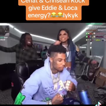 Is it just me or do Kai Cenat & Chrisean Rock give Eddie & Loca energy?😂😂Iykyk