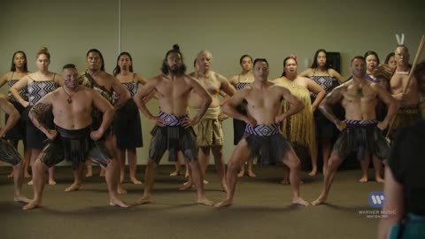 Ed Sheeran pōwhiri in New Zealand