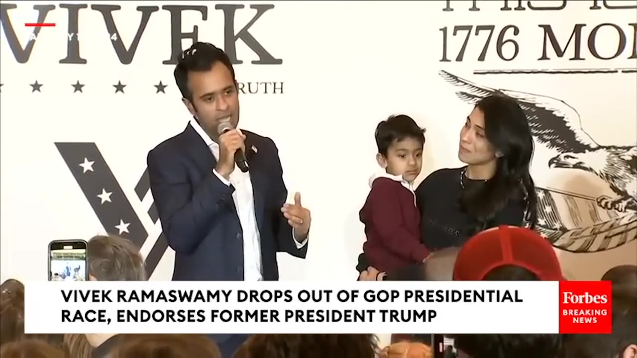 Vivek Ramaswamy Reveals He'll Likely Speak At Trump's New Hampshire Rally After Iowa Caucus