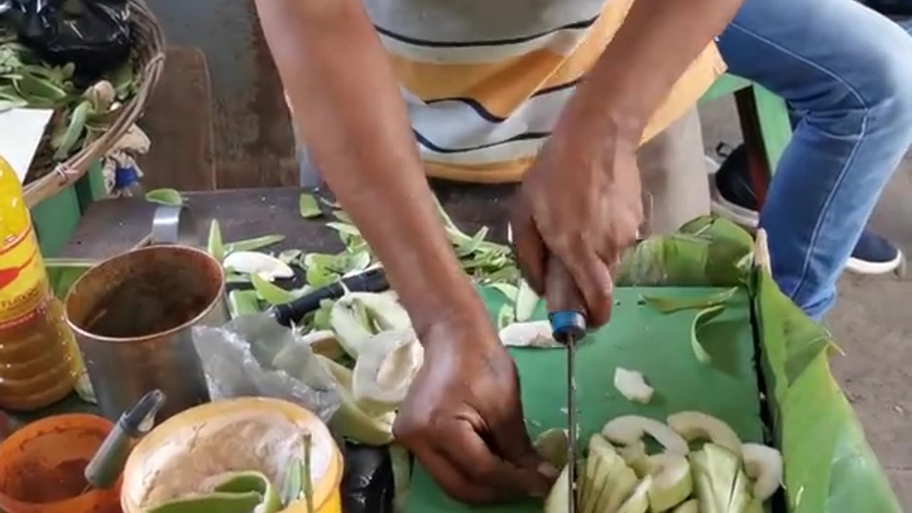 Yummy green 😋 mango 🥭 India