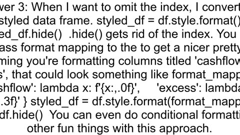 Display full Pandas dataframe in Jupyter without index