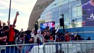 Messi presented to fans at PSG stadium