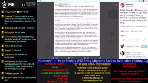 2021-11-26 17:00 EST - Freedom Rings: with Pamphlet Anon