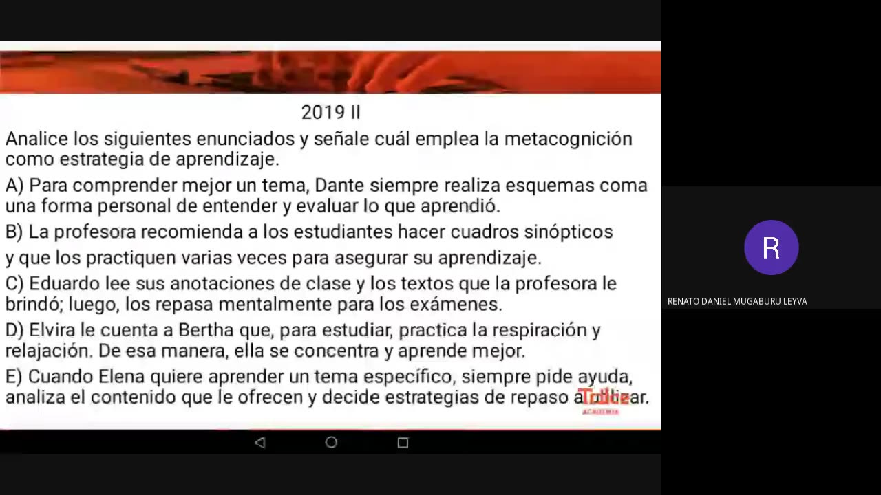 TRILCE SEMESTRAL 2021 | SEMANA 07 | PSICOLOGÍA: EL APRENDIZAJE