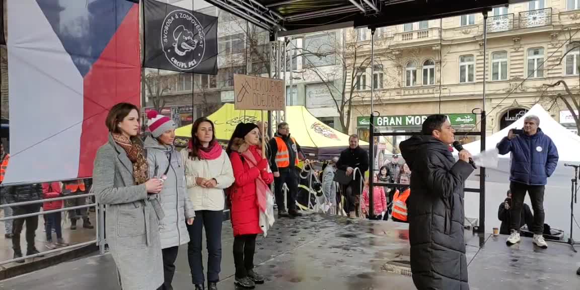 Jindřich Rajchl - Praha Demonstrace 9.1.2021