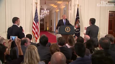 'You are a rude, terrible person' Trump attacks CNN reporter