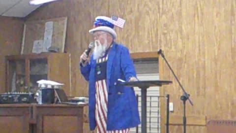 RICK BIBBI AT 1st MD HUDDLE! "UNCLE SAM"