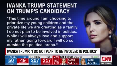 Hear what Ivanka Trump said about her father's 2024 announcement