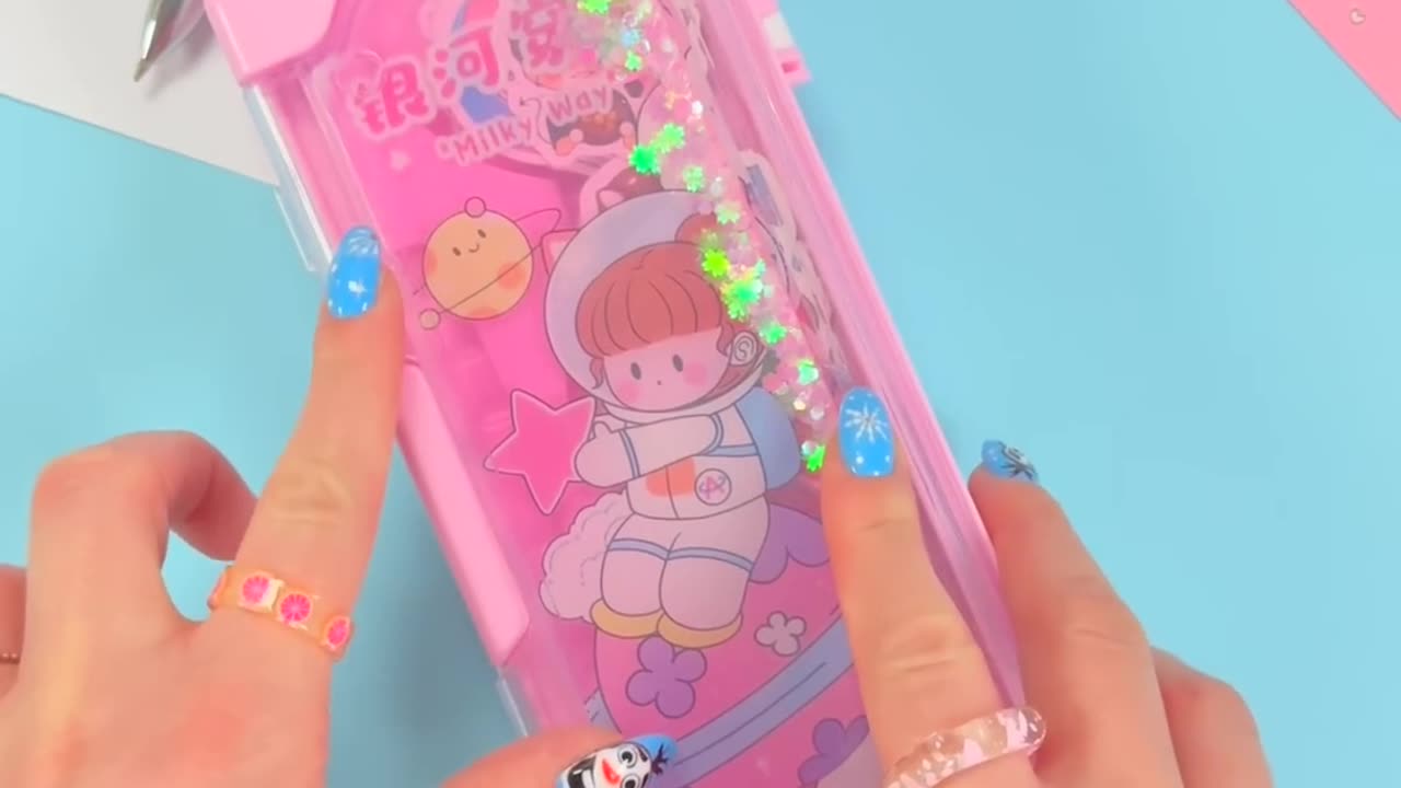 CUTE LIQUID PENCIL CASE UNBOXING #shorts #youtubeshorts