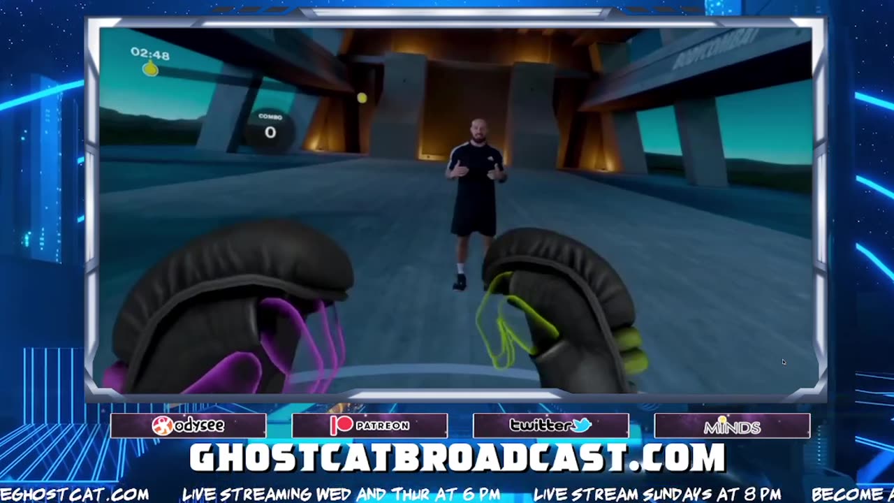 GhostCat BroadCast: VR workout