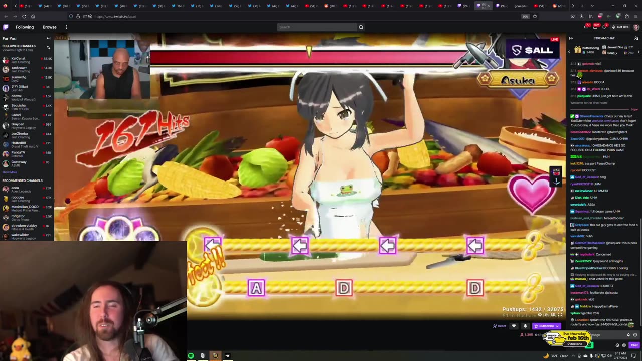 Lacari is letting her cook