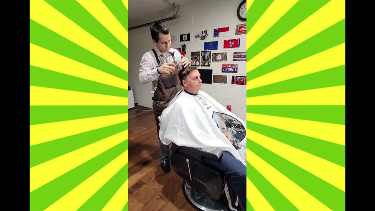 AO CORTAR O CABELO BOLSONARO FALA SOBRE AUMENTO DOS COMBUSTIVEIS E MAIS.