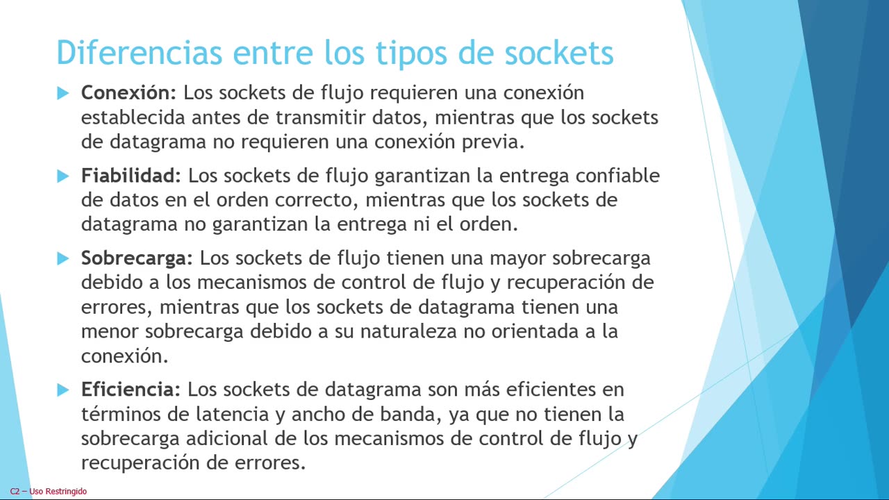 Conceptos básicos de programación. Parte 7. Los sockets.