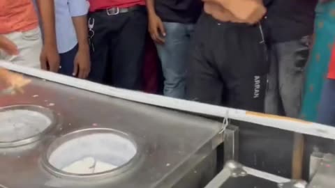 Turkish ice cream with funny song