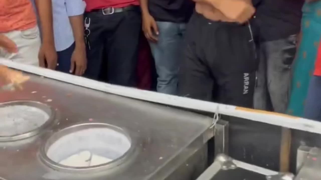 Turkish ice cream with funny song
