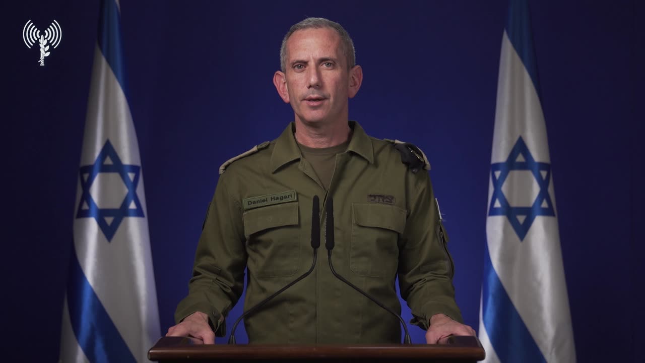 Attached is the English statement of the IDF Spokesperson, Rear Admiral Daniel