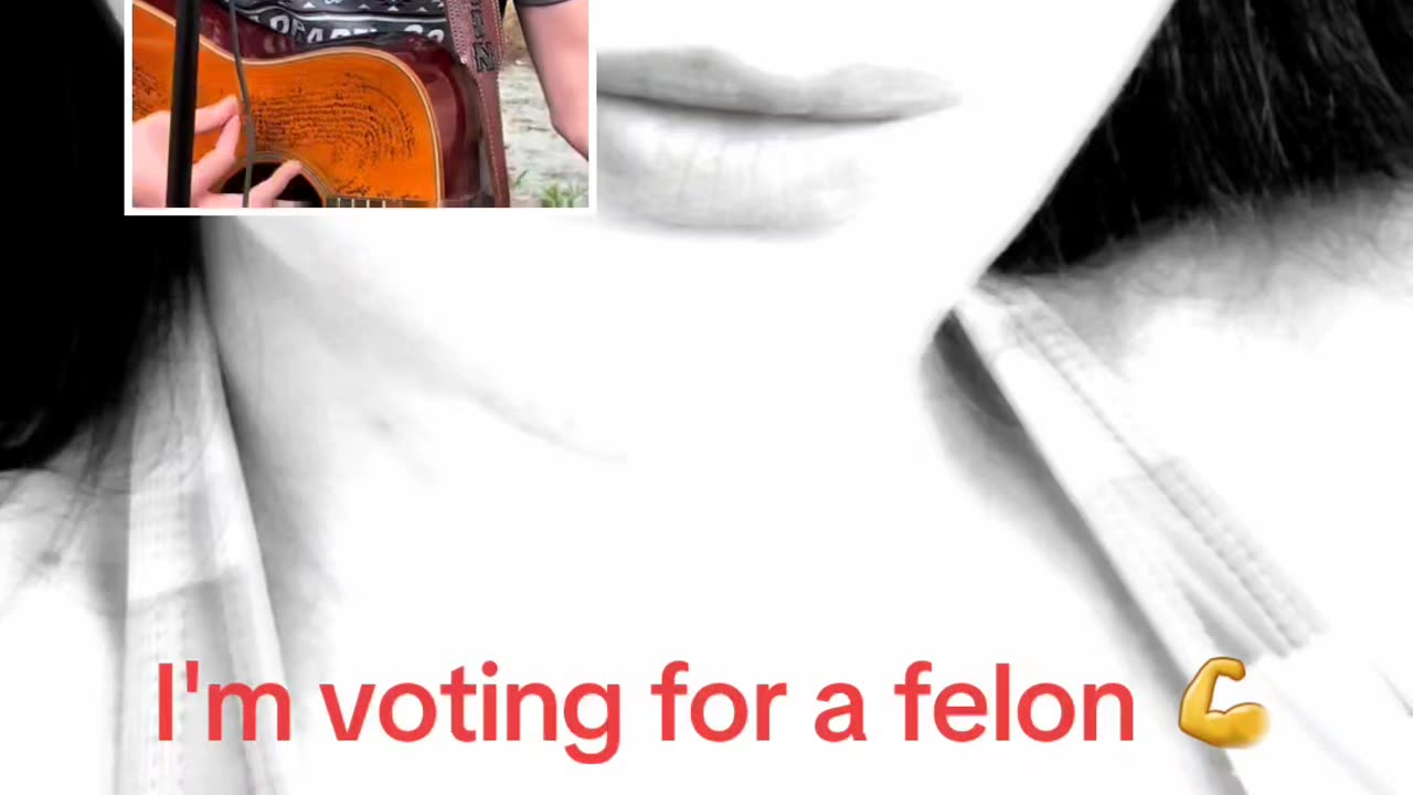 I'm voting for a felon 💪