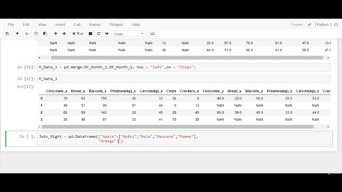 Python Full Course - Chapter 8 - 10. Combining Data Frames Part – II