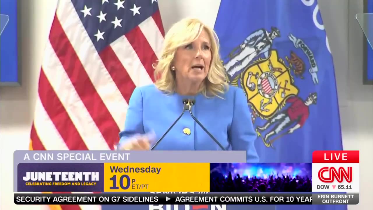 Insane Jill Biden Thinks Her Husband Is "The Most Effective President" Because Of His Old Age