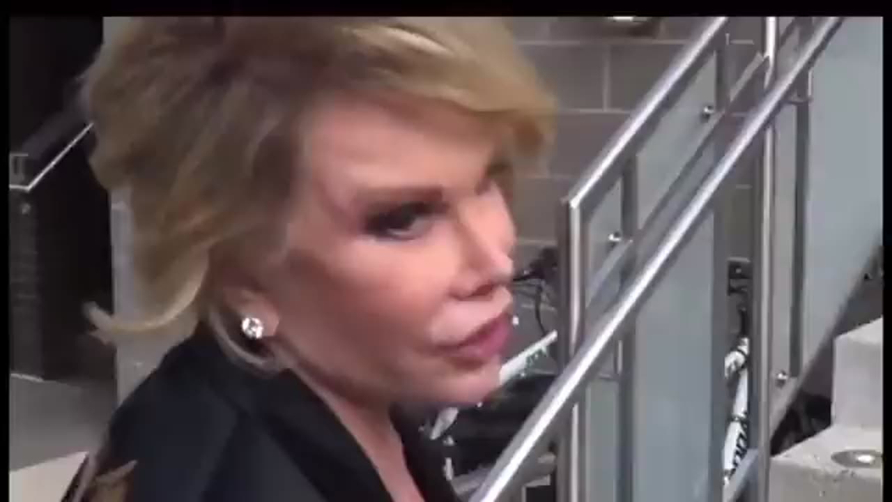 Joan Rivers with the courage to speak the truth. 2014