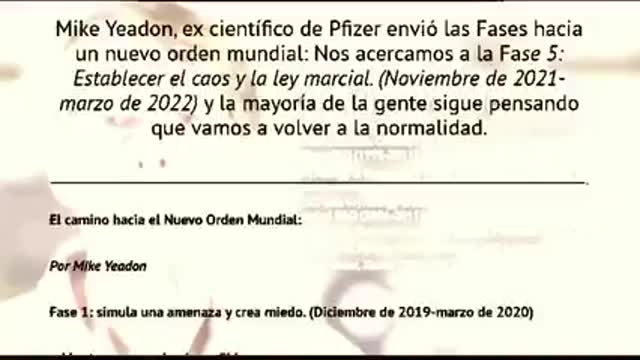 Mike Yeadon , Former VP, Pfizer Parte 1 Continuará