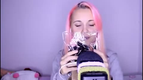 ASMR Para dar soninho em você Sussurros Pincel na tela Tapping Plástico