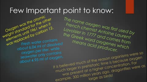 Oxygen Periodic Table Series (Part 10)