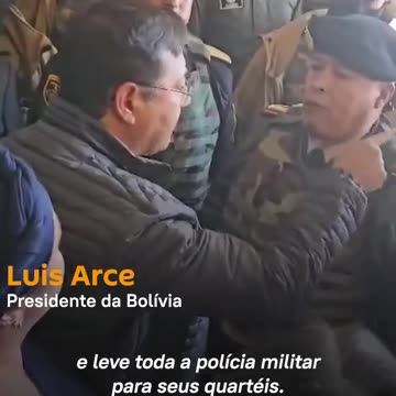 Confira o que disse Luis Arce ao general Zuñiga em vídeo obtido pela Sputnik