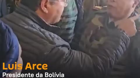 Confira o que disse Luis Arce ao general Zuñiga em vídeo obtido pela Sputnik