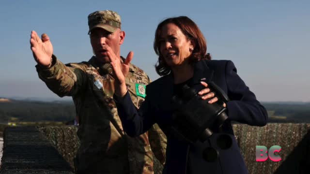 Kamala Harris visits DMZ amid tension over North Korean missile launch