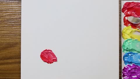 A thousand colors and a thousand reds are always spring, the second step in painting.