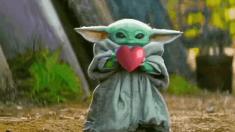 Cute Grogu Gif