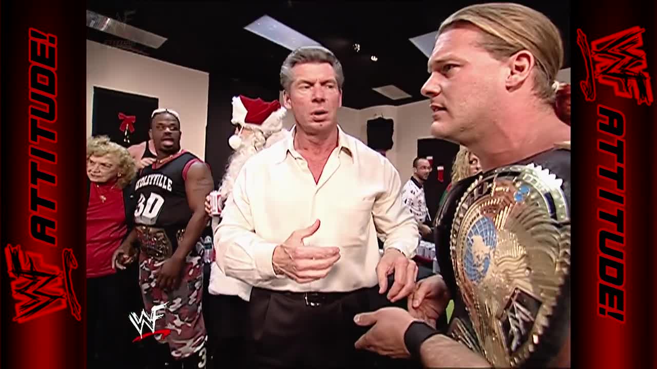 Stephanie McMahon at Mr. McMahon's Christmas Party | WWF RAW (2001) 4