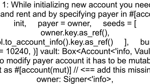 Anchor Solana Account Initialization Issue