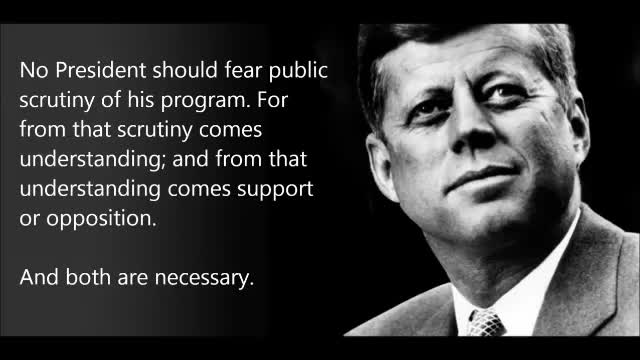 JFK's Speech Warning about Secret Societies And the NWO