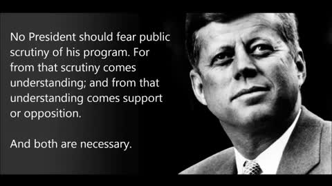 JFK's Speech Warning about Secret Societies And the NWO