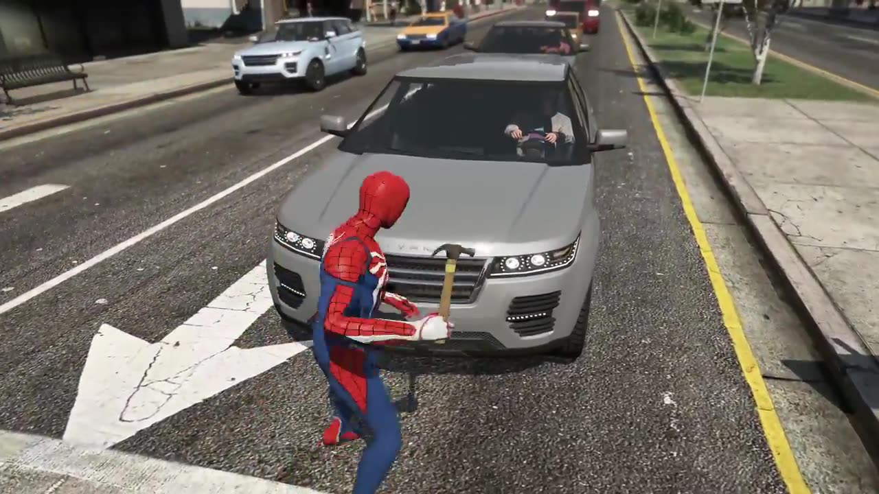 GTA 5 Epic Ragdolls_Spiderman Compilation