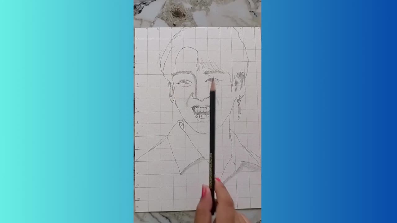 Jungkook Drawing #shorts #jungkook.mp4