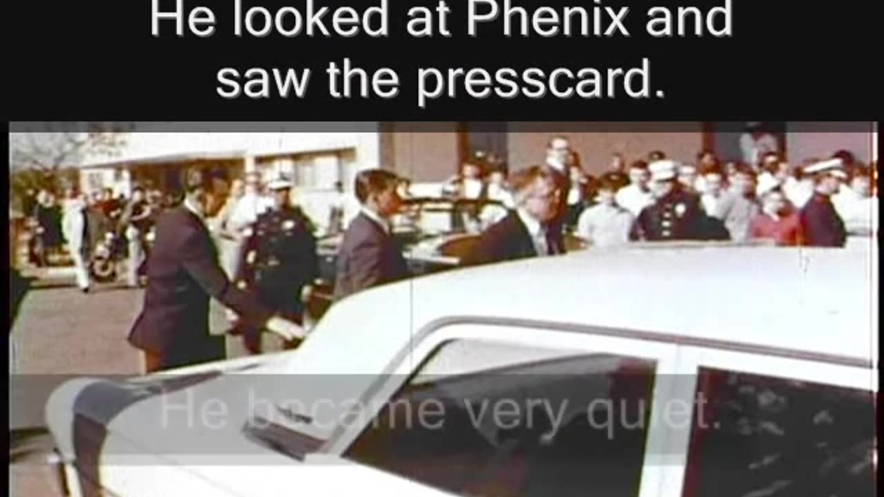 JFK PRESS CARS AND MILITARY AIDS