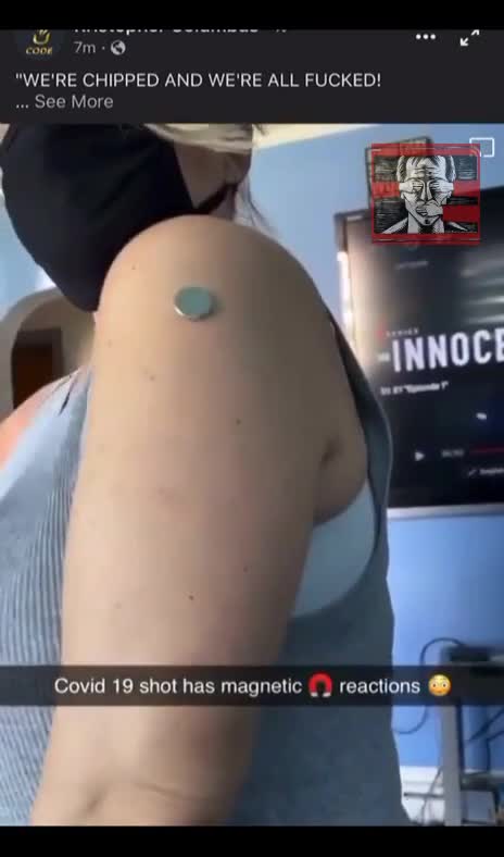 Le persone vaccinate si accorgono del magnetismo da vaccino - Maggio 2021