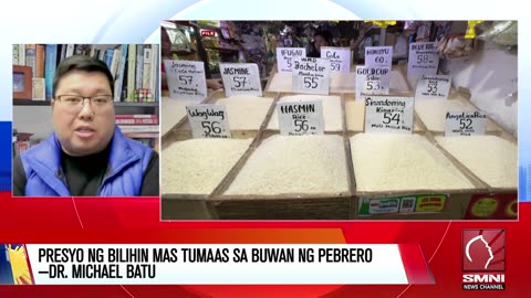 Presyo ng mga bilihin, mas tumaas sa buwan ng Pebrero —Dr. Batu