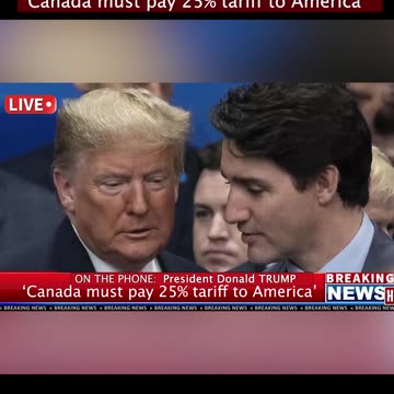 TRUMP threatens 25% tariffs on Canada, Mexico 1st day in office - COMEDY